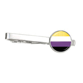 Non-Binary Pride Tie Clip